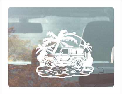 OFFROAD MOUNTAIN JEEP TRAVEL Vinyl Decal Sticker  FREE shipping