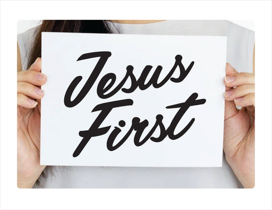 Jesus First Decal Sticker - FREE shipping