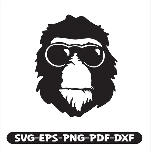 King Kong Glases SVG EPS PNG PDF DXF Cutting File