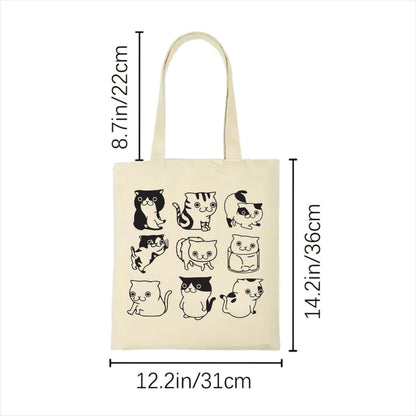Adorable Kitten Canvas Totes bag