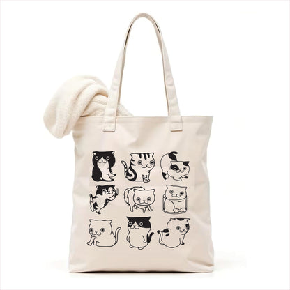 Adorable Kitten Canvas Totes bag