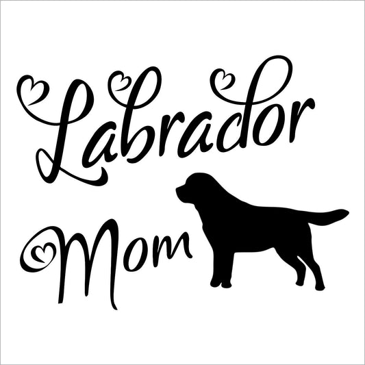 Labrador Mom Decal Sticker