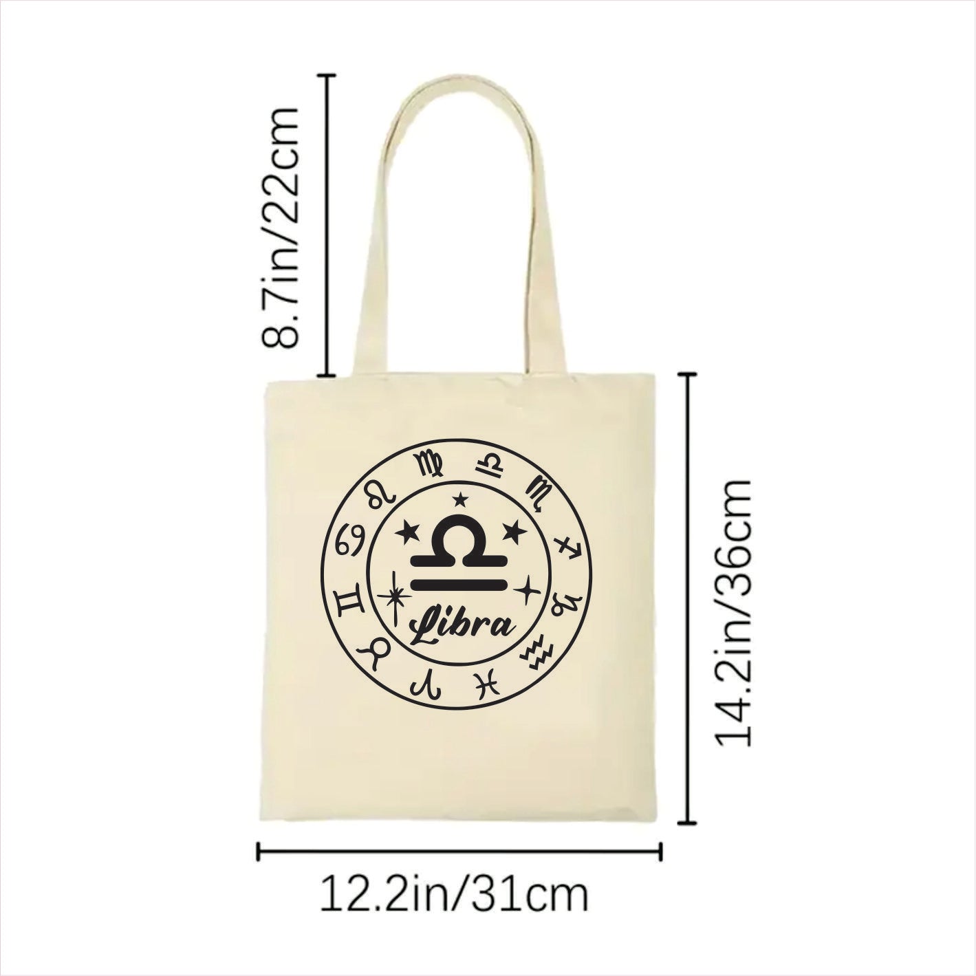Libra zodiac horoscope tote bag 2