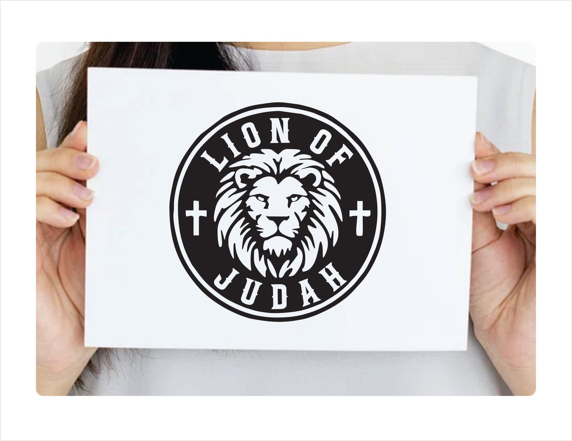 Lion of Judah decal black decal sticker
