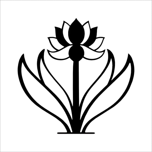 Lotus Daisy Vinyl Decal Sticker