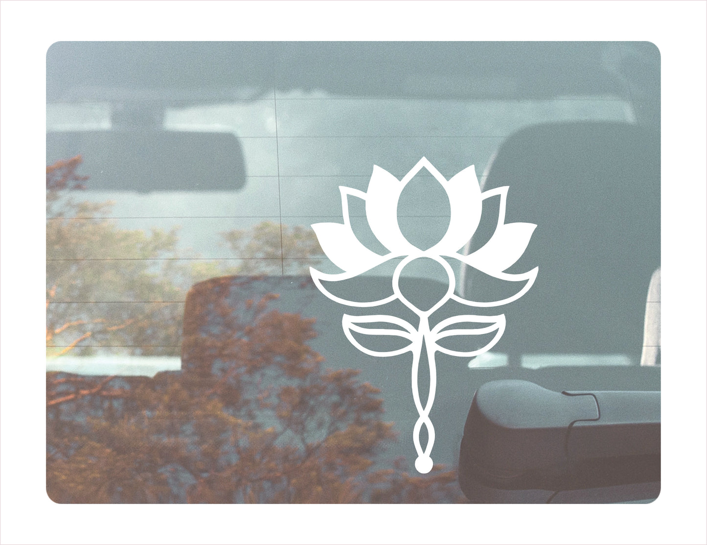 Lotus Flower Vinyl Decal Sticker  FREE shipping