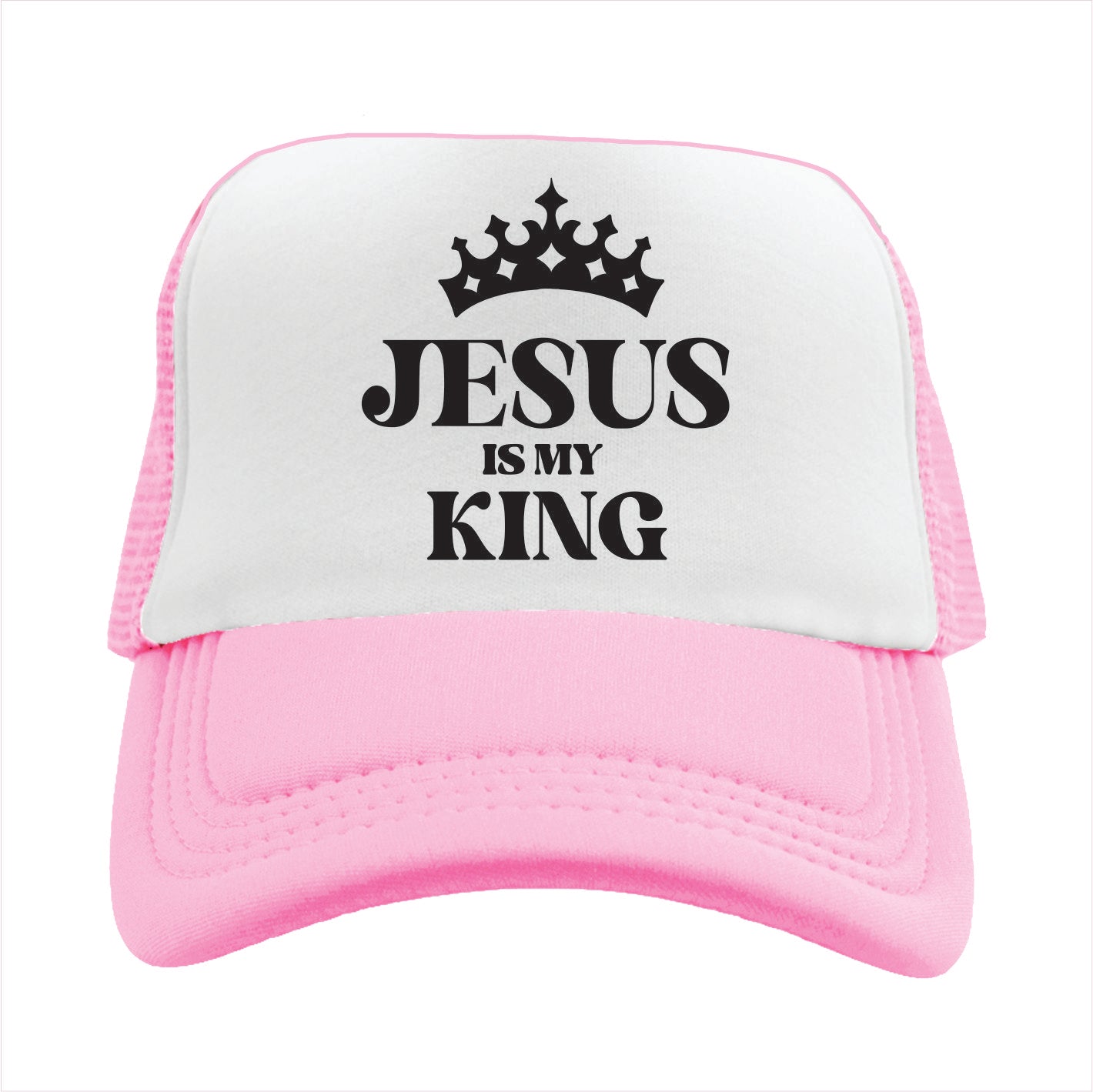Jesus is my King Trucker Hat Cap