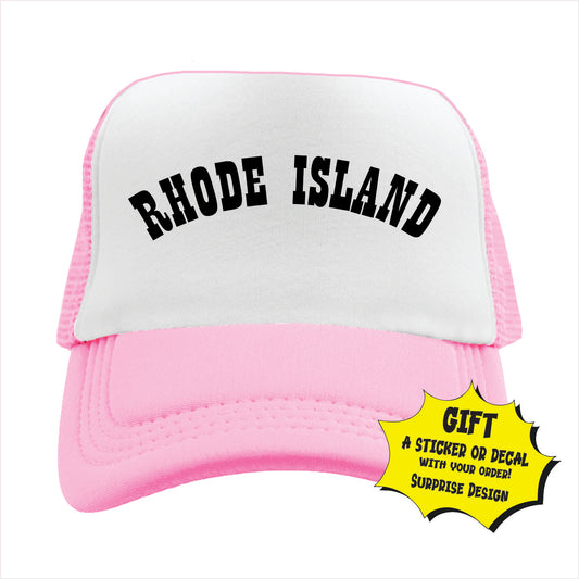 Rhode Island Trucker Hat Cap
