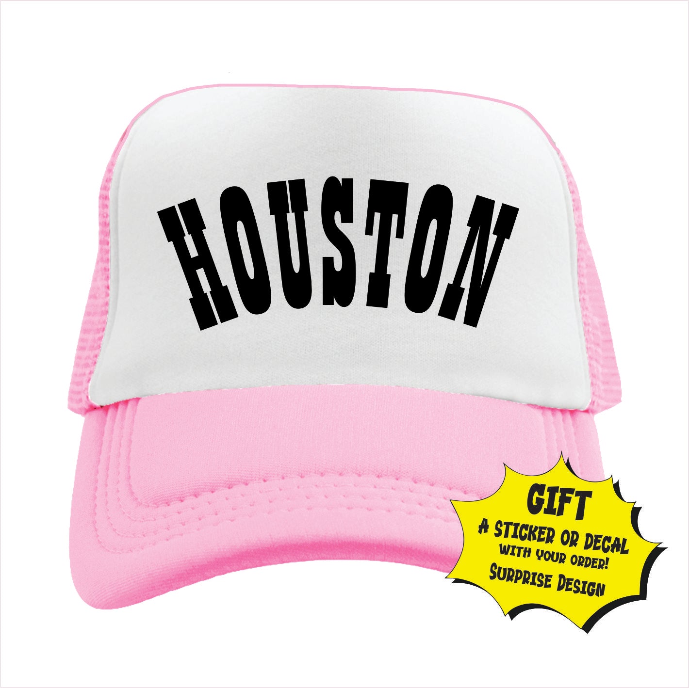 Houston Trucker Hat Cap