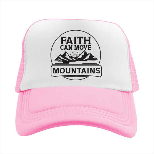 Faith can move mountains Trucker Hat Cap