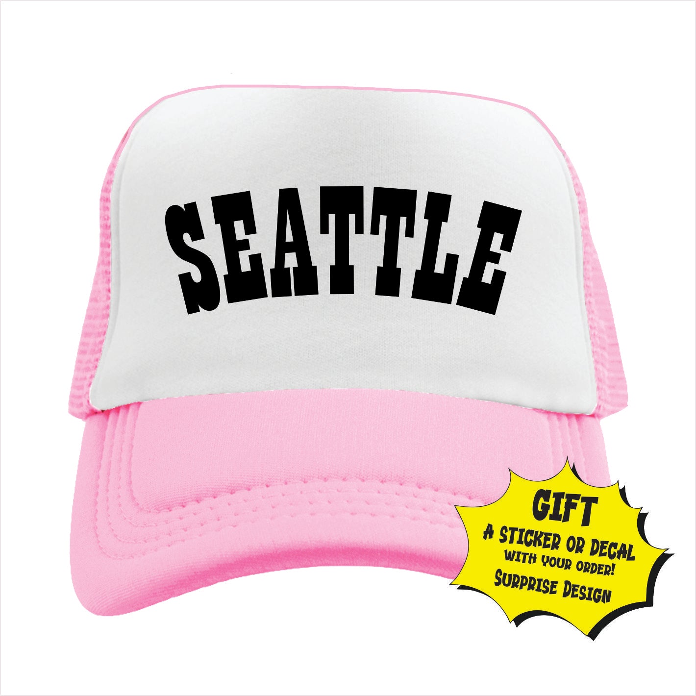 Seattle Trucker Hat Cap