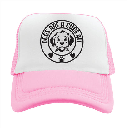 Dogs are a cure-all Trucker Hat Cap