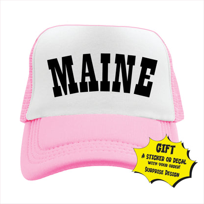 Maine Trucker Hat Cap