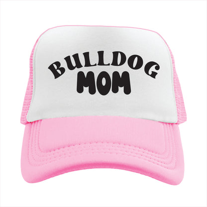 Bulldog Mom Trucker Hat Cap