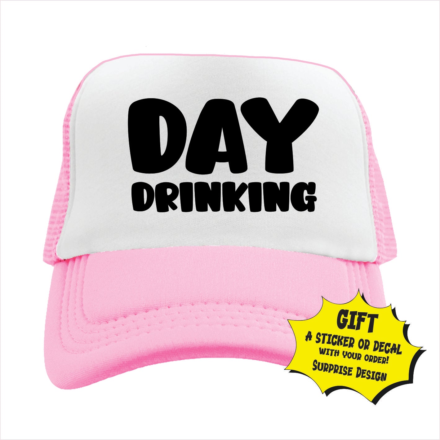 Day Drinking Trucker Hat Cap