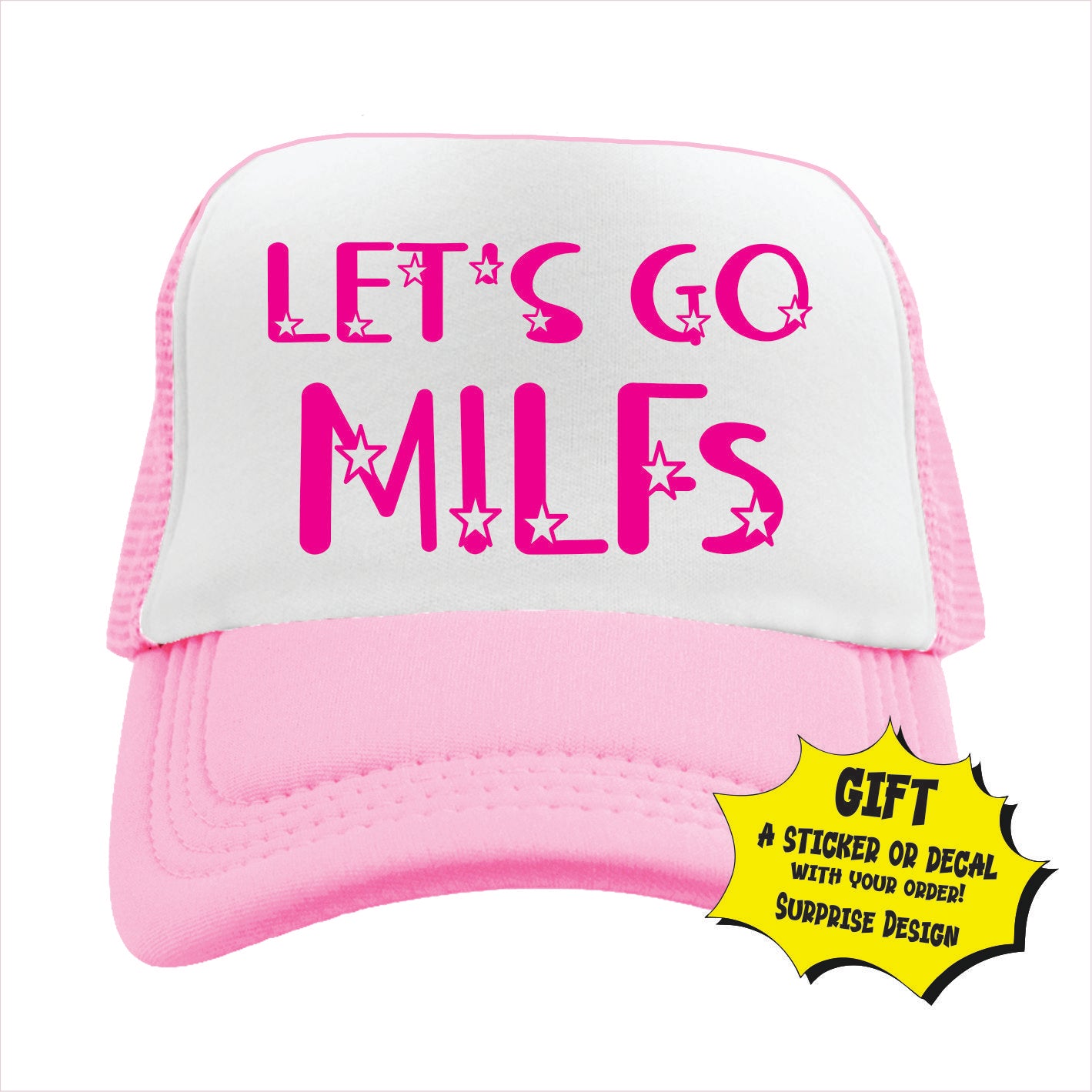 Let’s Go Milfs Trucker Hat Cap