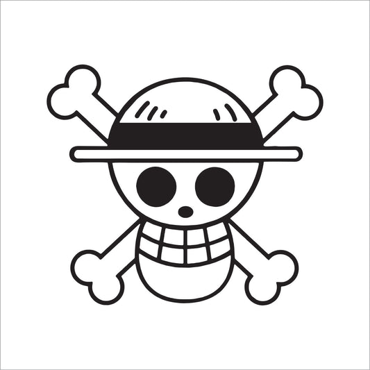 One Piece Luffy Pirates Decal