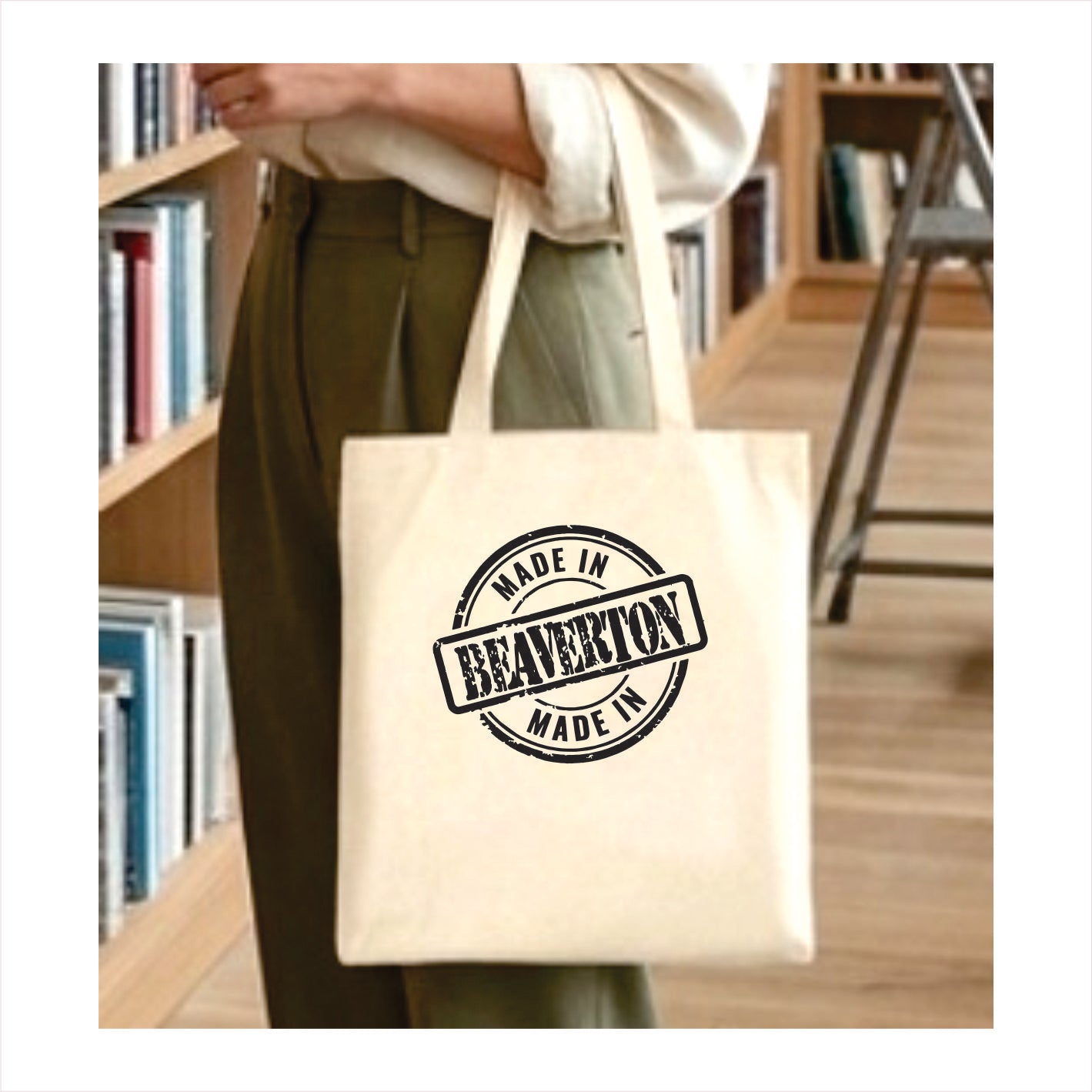 Made in Beaverton tote bag Oregon 1