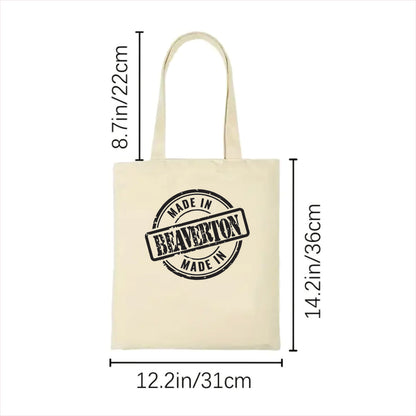 Made in Beaverton tote bag Oregon 2