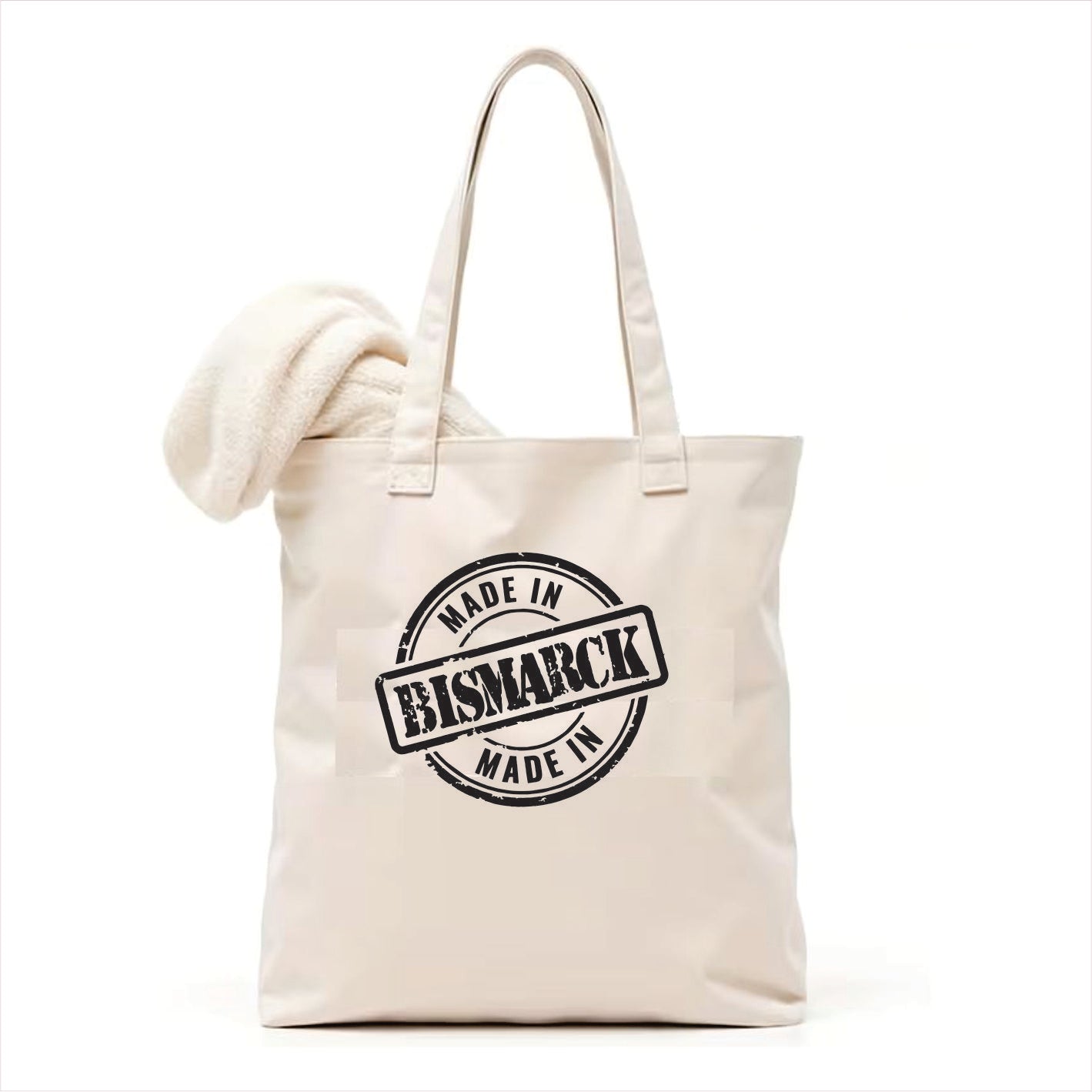 Made in Bismarck tote bag North Dakota 3