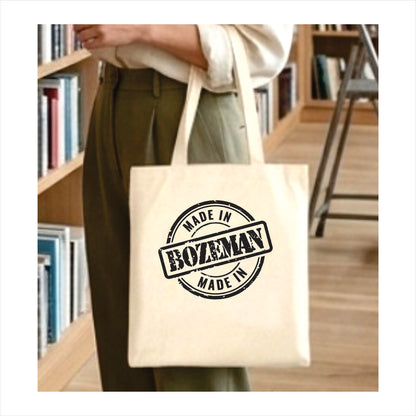Made in Bozeman tote bag Montana 1