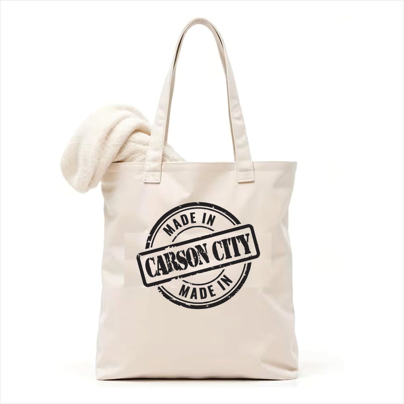 Made in Carson City tote bag Nevada 3