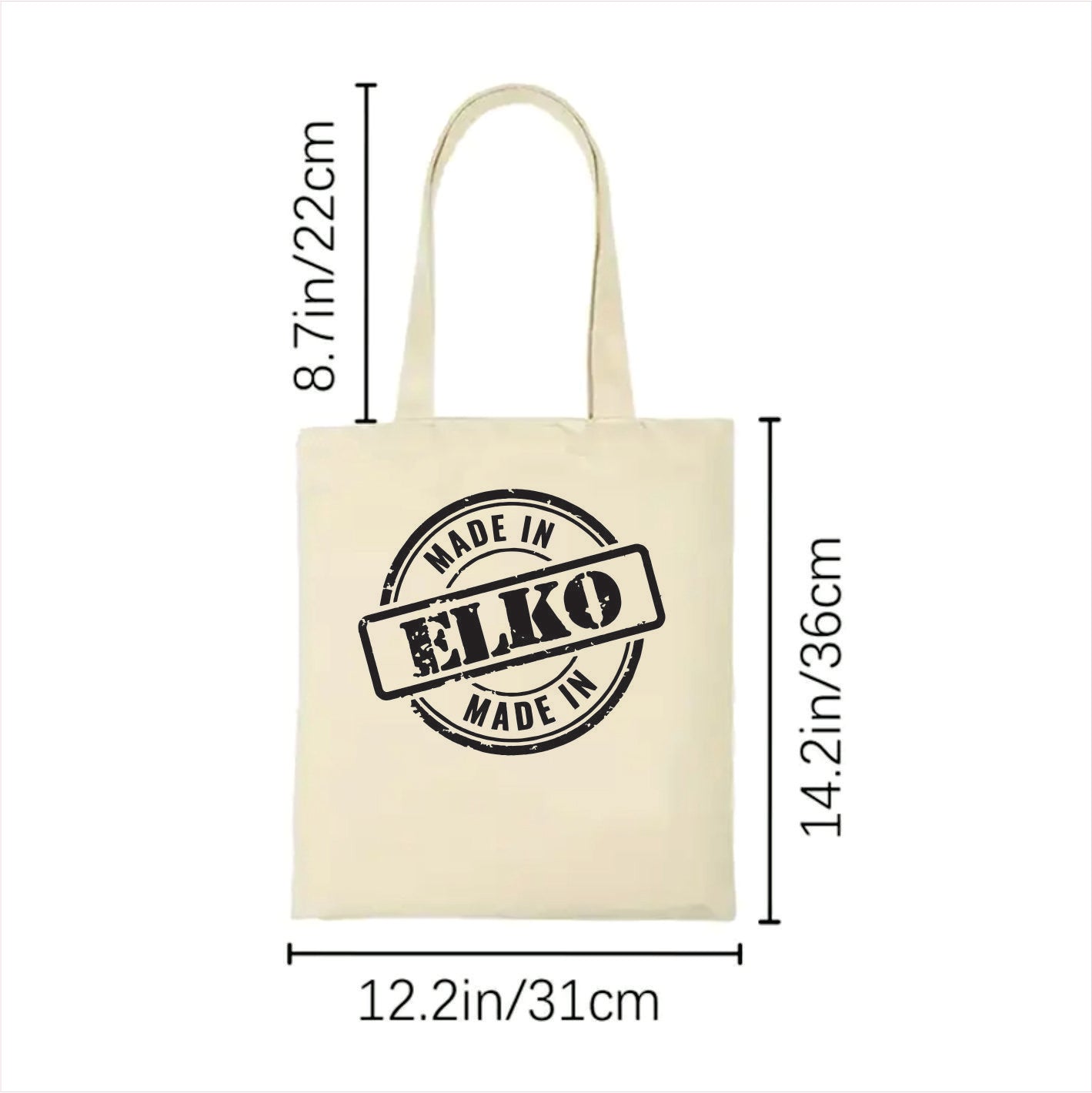 Made in Elko tote bag Nevada 2