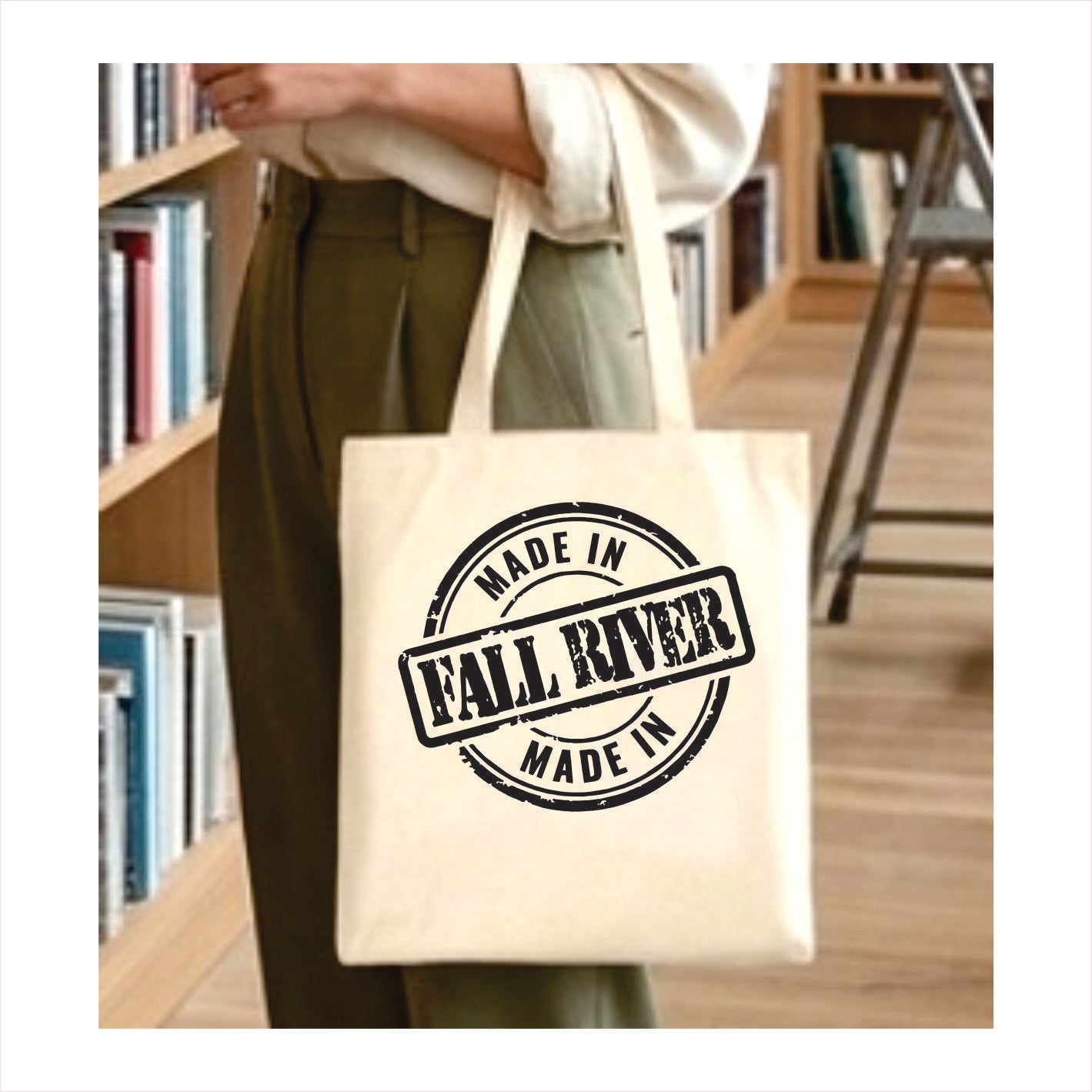 Made in Fall River tote bag Massachusetts 1