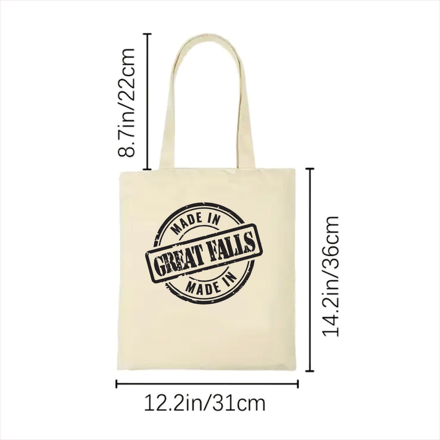 Made in Great Falls tote bag Montana 2