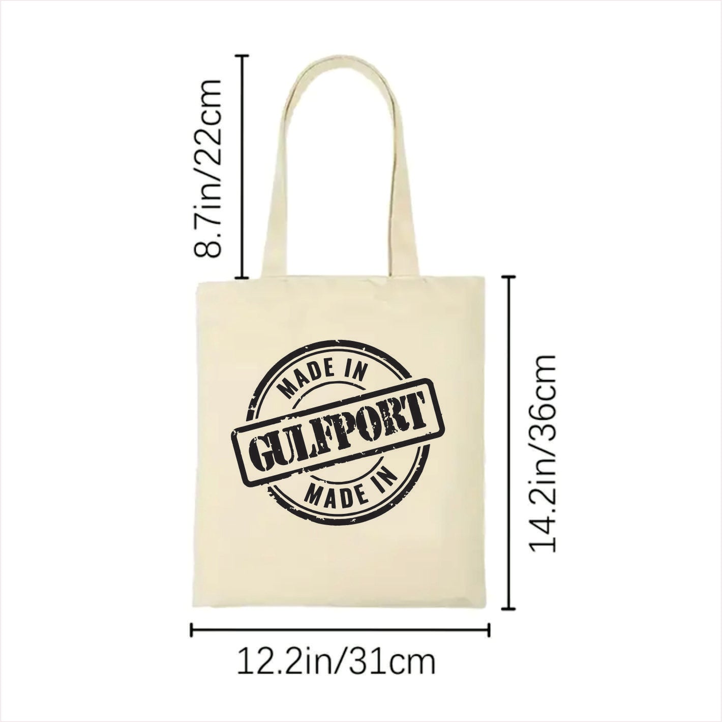 Made in Gulfport tote bag Mississippi 2