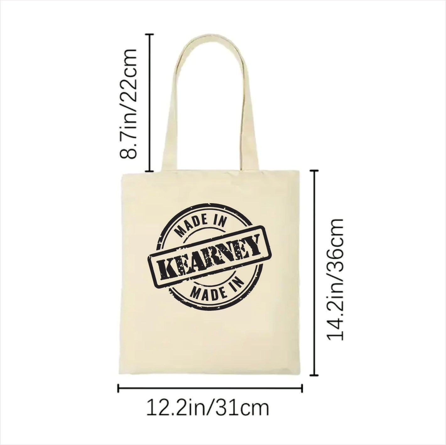 Made in Kearney tote bag Nebraska 2
