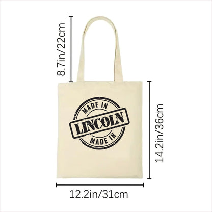 Made in Lincoln tote bag Nebraska 2