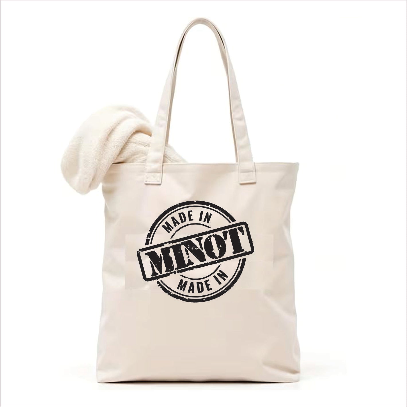 Made in Minot tote bag North Dakota 3