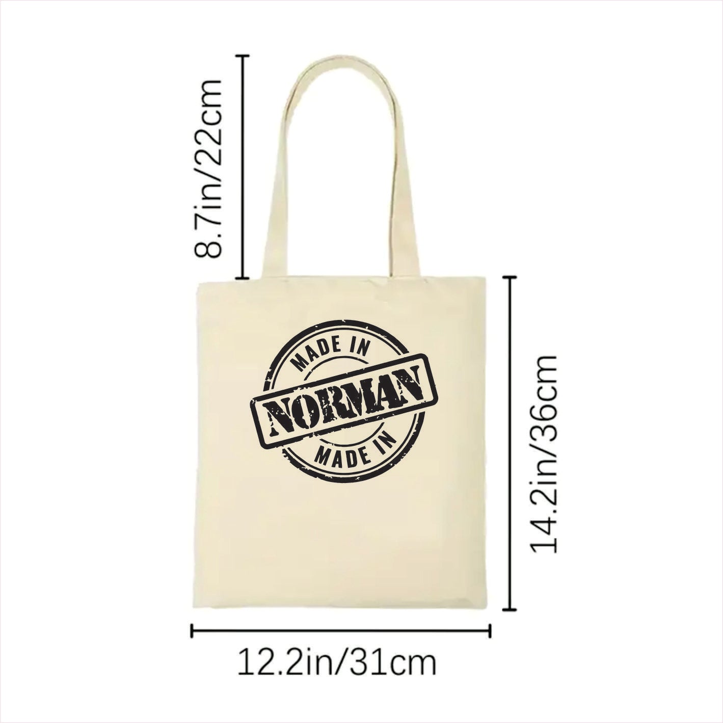 Made in Norman tote bag Oklahoma 2