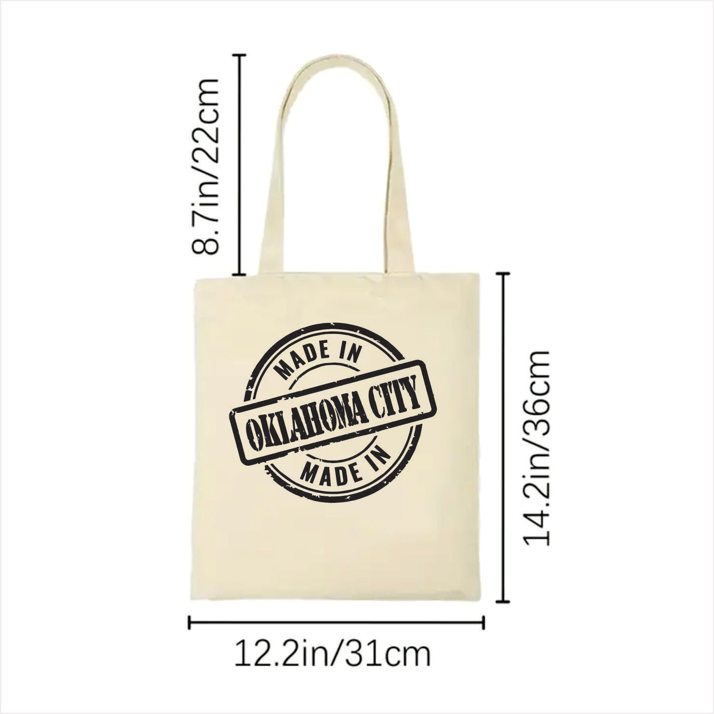 Made in Oklahoma City tote bag Oklahoma 2