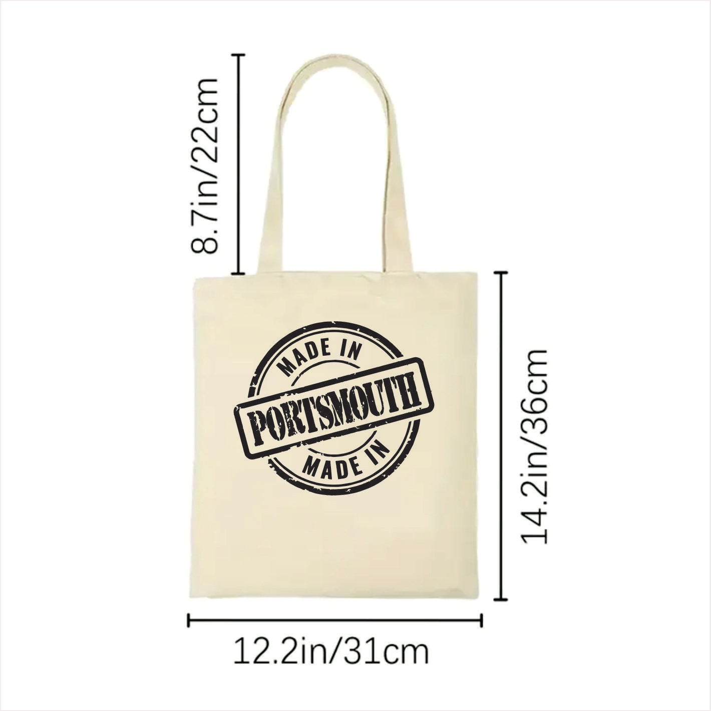 Made in Portsmouth tote bag New Hampshire 2