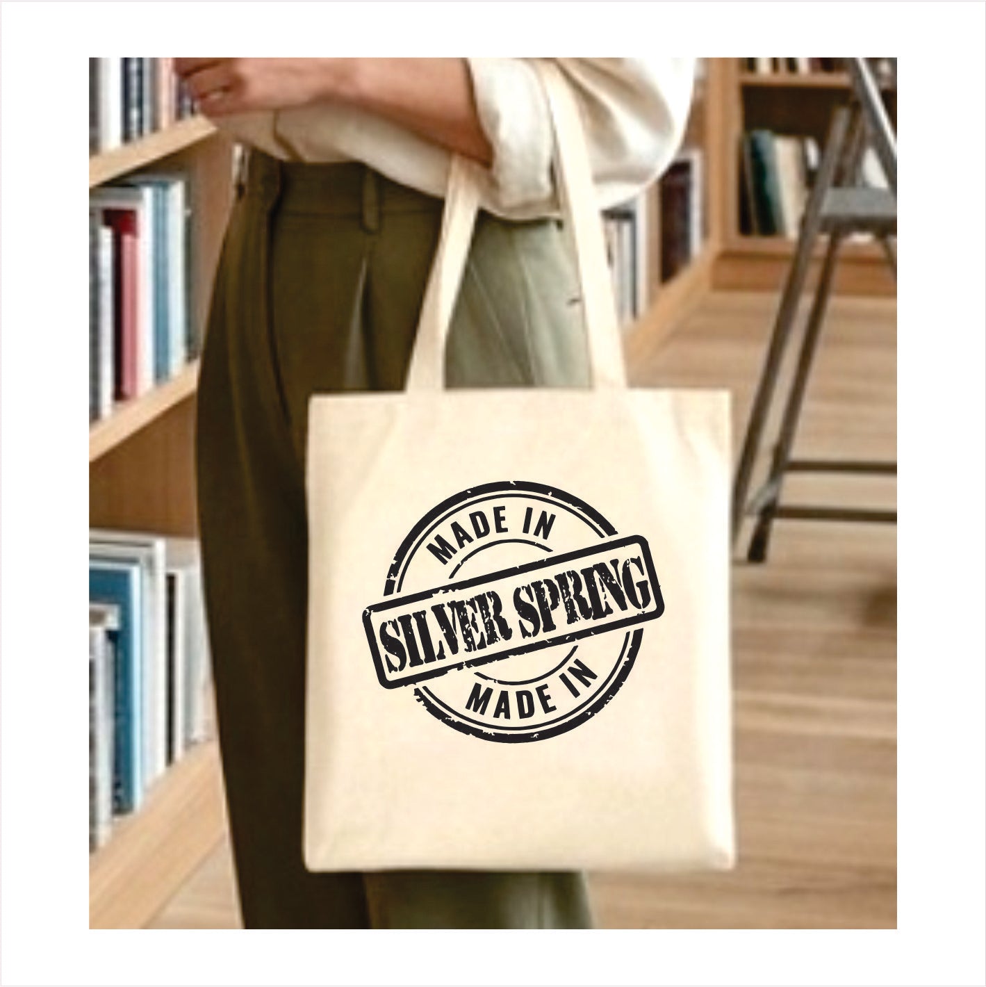 Made in Silver Spring tote bag Maryland  1  