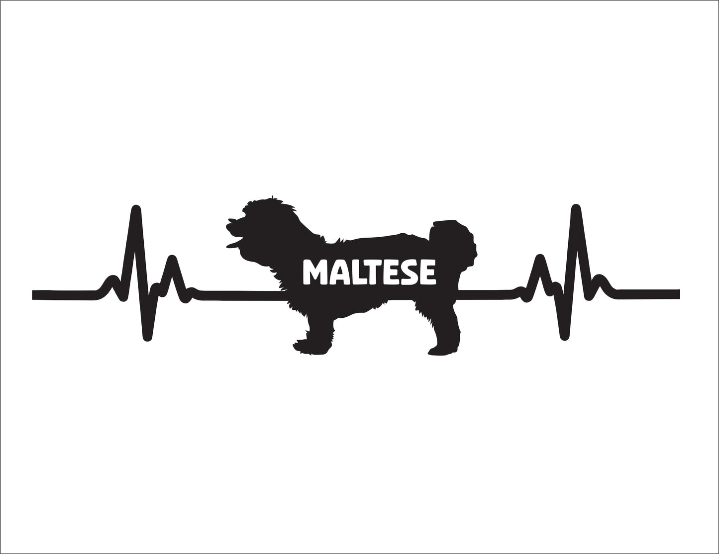 Maltese Dog Decal Sticker - FREE shipping