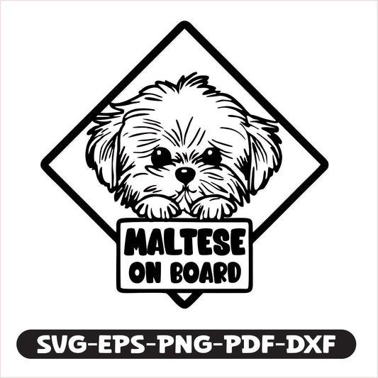  "Labrador on Board" cutting file. Compatible with SVG, EPS, PNG, PDF, and DXF formats, it’s perfect for creating custom decals, signs, and gifts. 