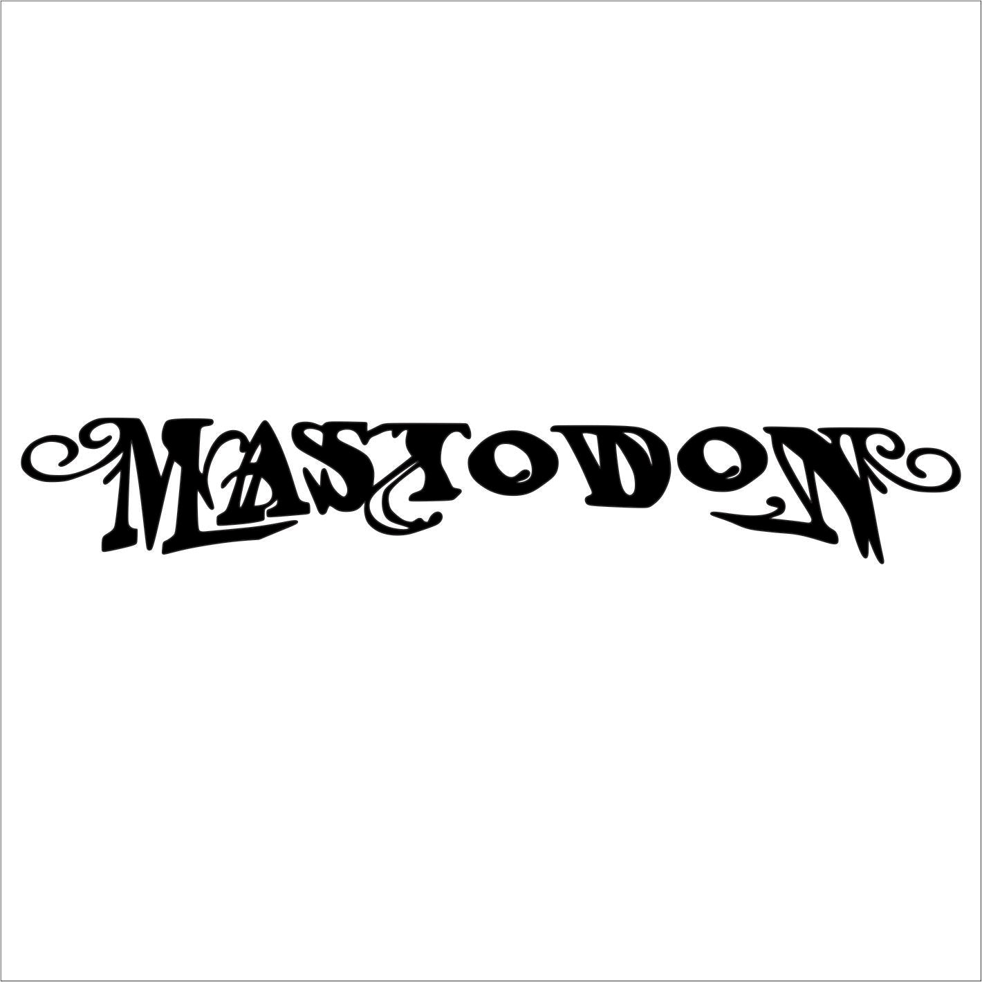 Mastodon Band Decal