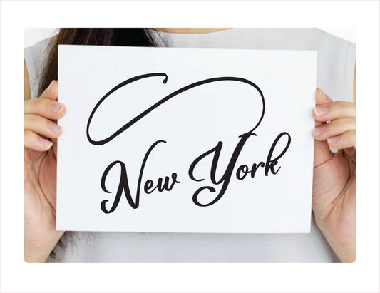 New York Fishing Decal Sticker - FREE shipping