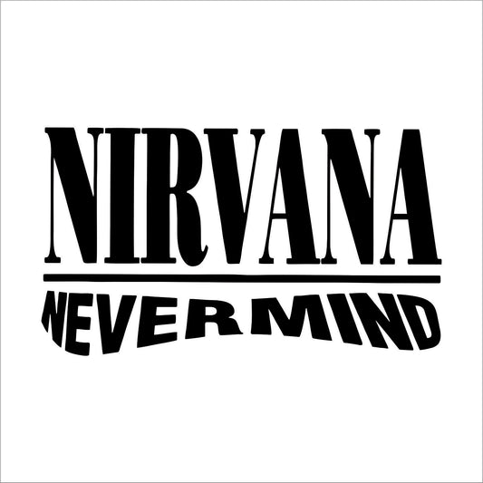 Nirvana Nevermind Vinyl Decal