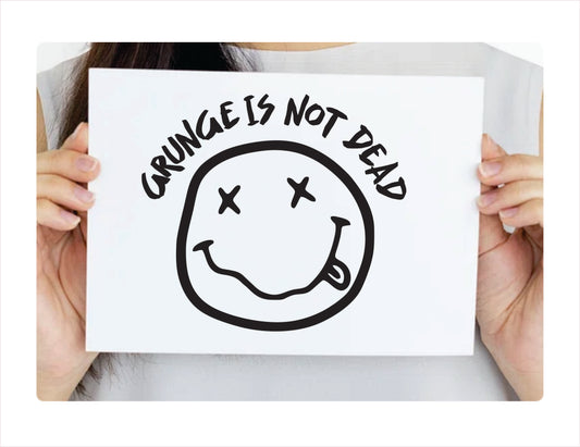 Grunge is not dead Decal Sticker  FREE shipping