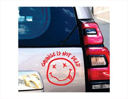 Grunge is not dead Decal Sticker  FREE shipping