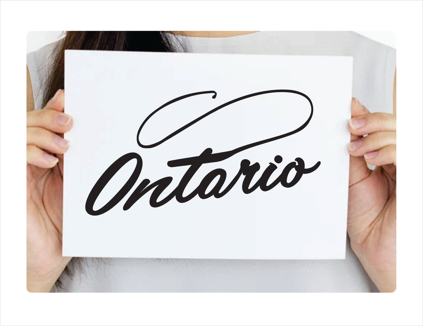 Ontario Fishing Decal Sticker - FREE shipping