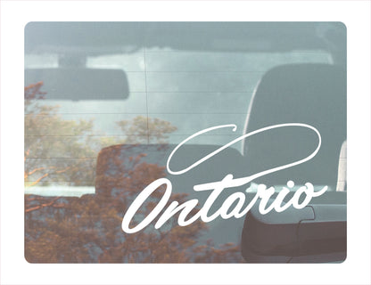 Ontario Fishing Decal Sticker - FREE shipping