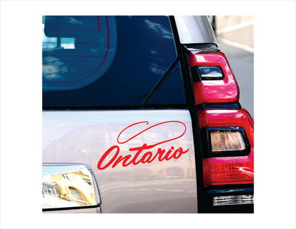 Ontario Fishing Decal Sticker - FREE shipping