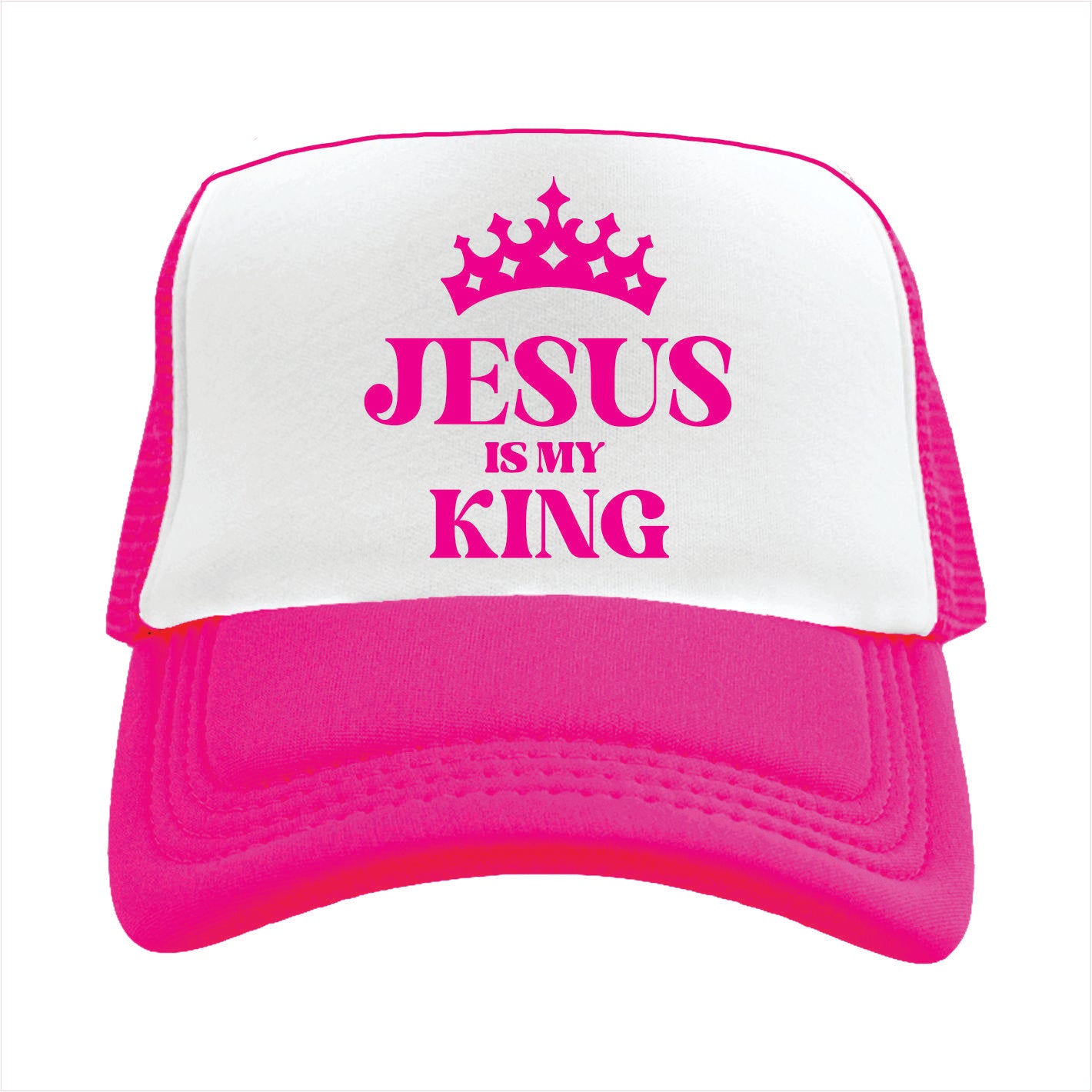Jesus is my King Trucker Hat Cap