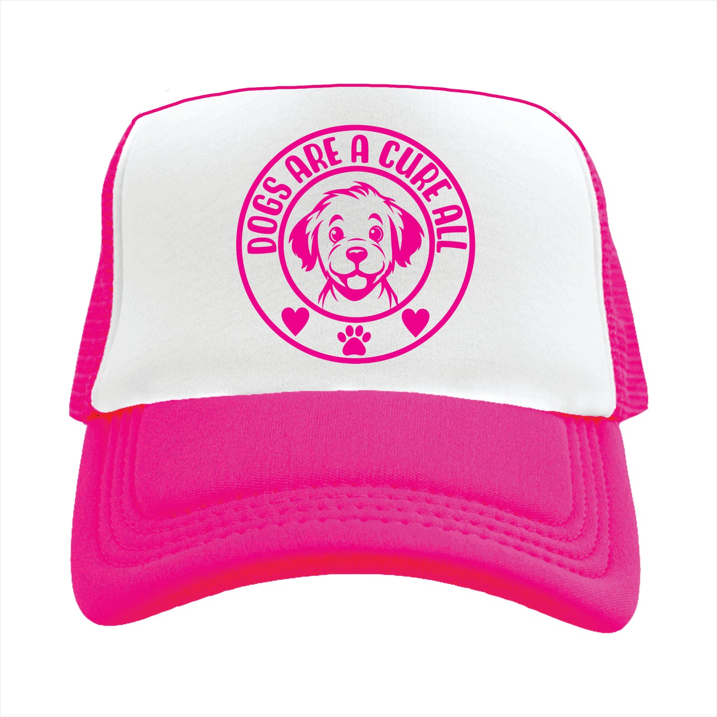 Dogs are a cure-all Trucker Hat Cap