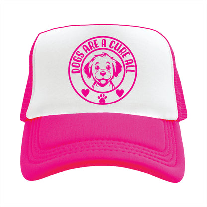 Dogs are a cure-all Trucker Hat Cap